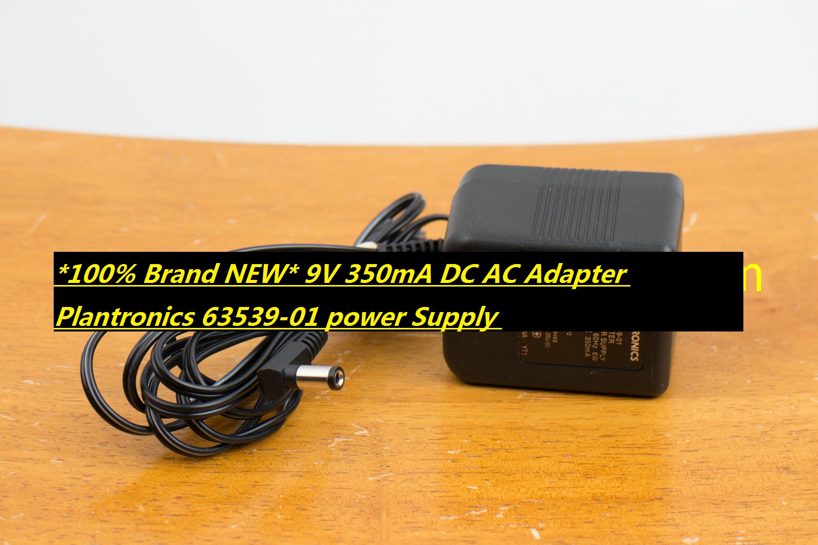 *100% Brand NEW* 9V 350mA DC AC Adapter Plantronics 63539-01 power Supply - Click Image to Close